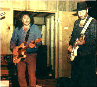 Tom with Bob Margolin, 1995