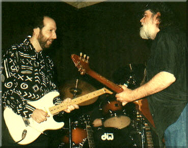 Tom with Lonnie Mack, 1993
