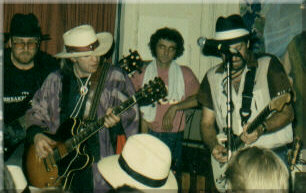 Tom with Stevie Ray Vaughan, 1984